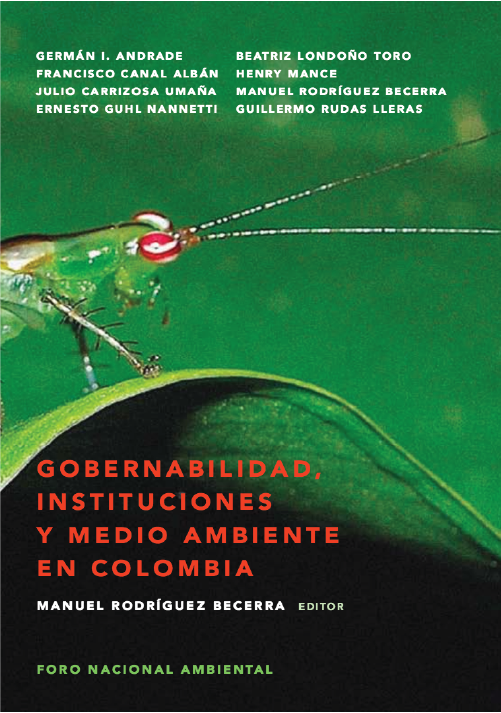 Libro Gobernabilidad, instituciones y medio ambiente en Colombia